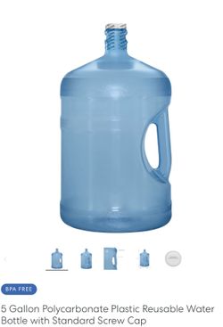 5 Gallon Plastic Refillable Water Bottles