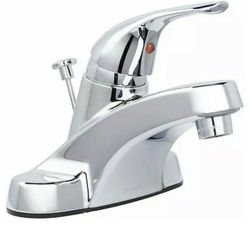 GLACIER BAY Aragon 1002 226 981 4" CENTERSET Low-ARC Bathroom Faucet/ Chrome Finish