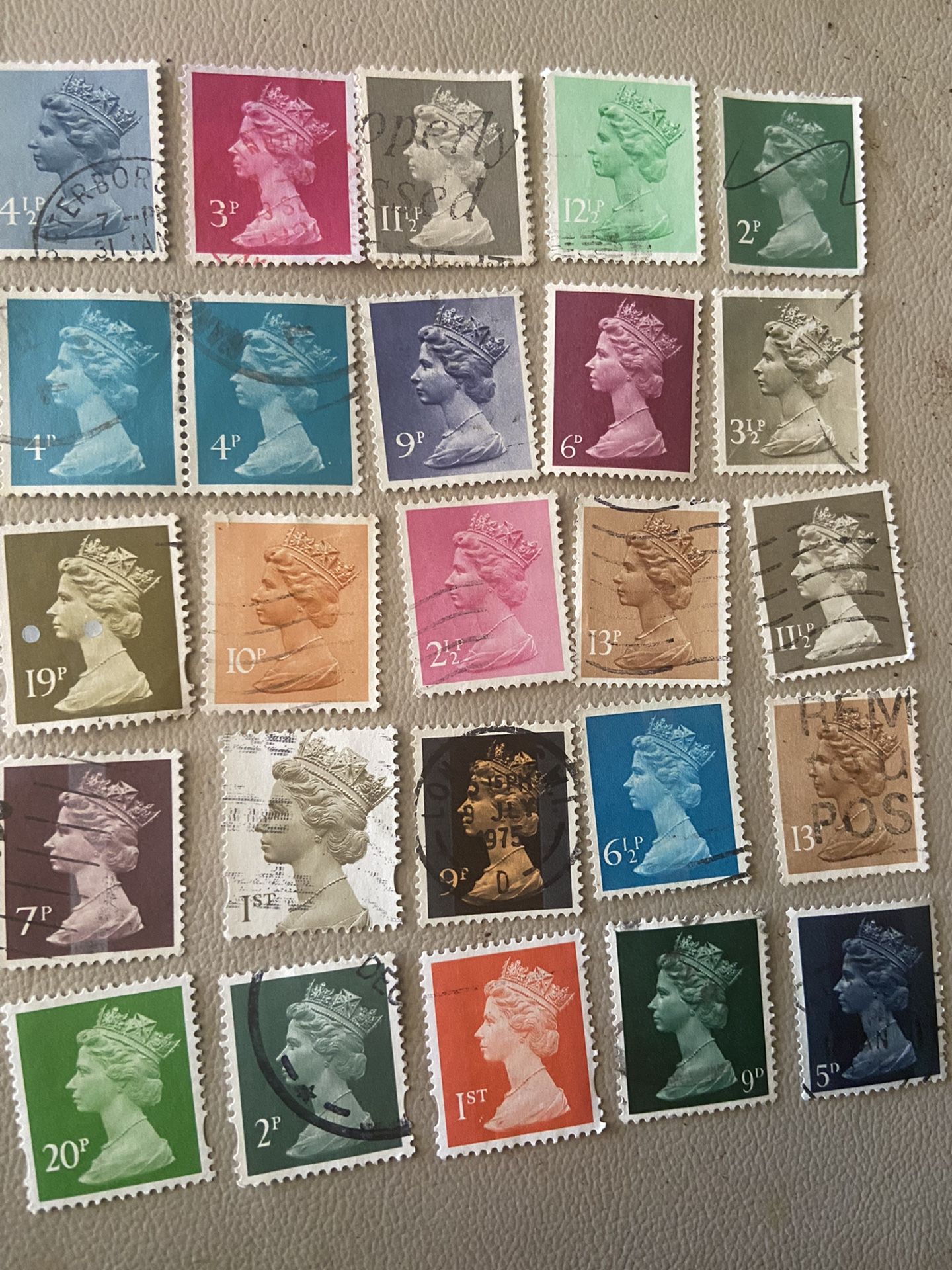 Stamps Great Britain Vintage Collectible 