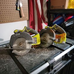 Two Skill Saws Ryoby 