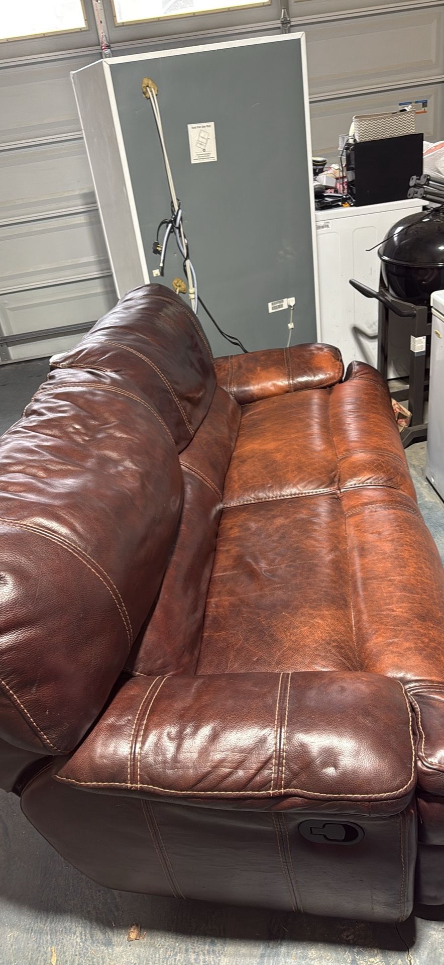 Leather Couch And Recliner