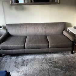 Room And Board Modern Couch Grey