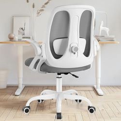 Razzor Office Chair, Ergonomic Computer Desk Chair with 2D Lumbar Support and Flip-up Arms, Swivel Breathable Mesh Task Chair with Adjustable Height f