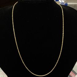 $550 Yellow Gold Rope Chain 