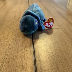 Ty Beanie Baby named Rainbow the Chameleon