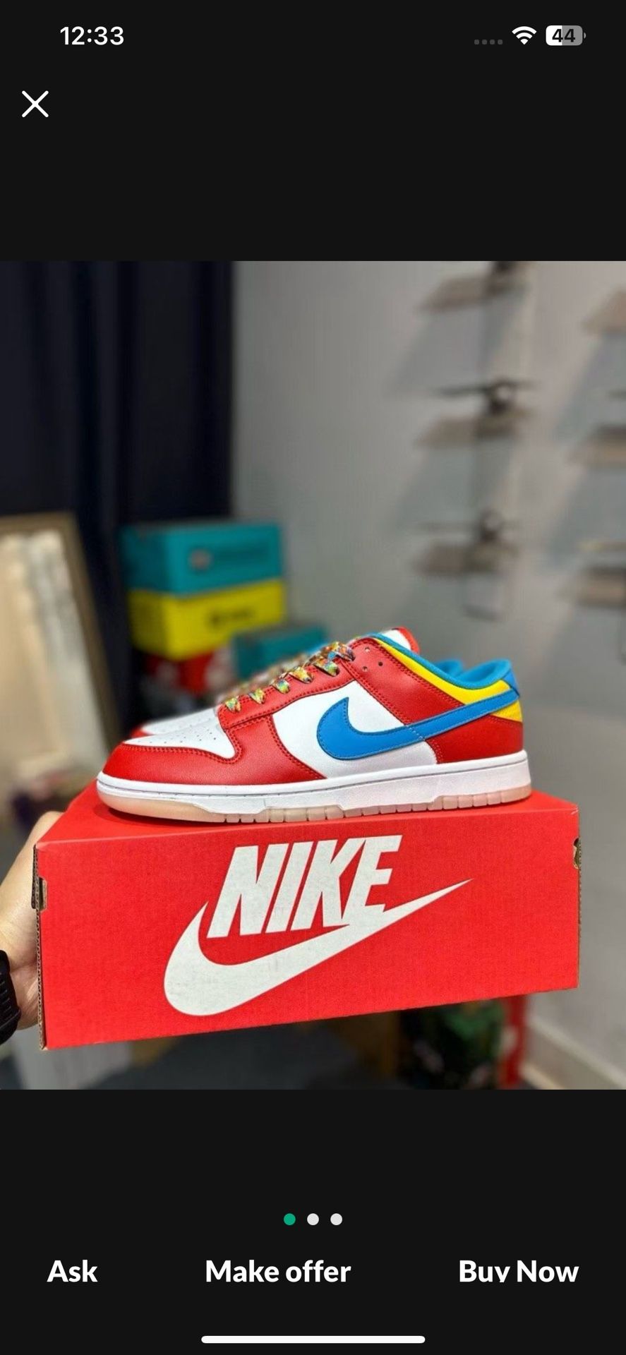 Nike Dunk Low QS x Lebron James Size 8