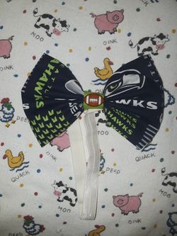 "6 Seahawks bow headbands