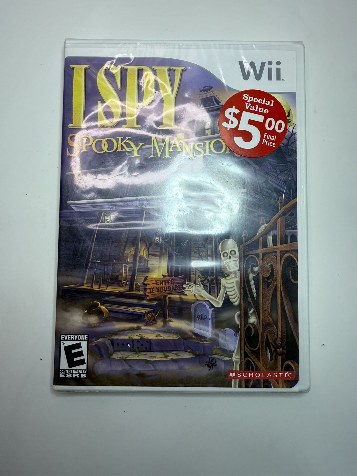 I Spy Spooky Mansion (Nintendo Wii, 2010) Brand New Sealed β Family Puzzle Game