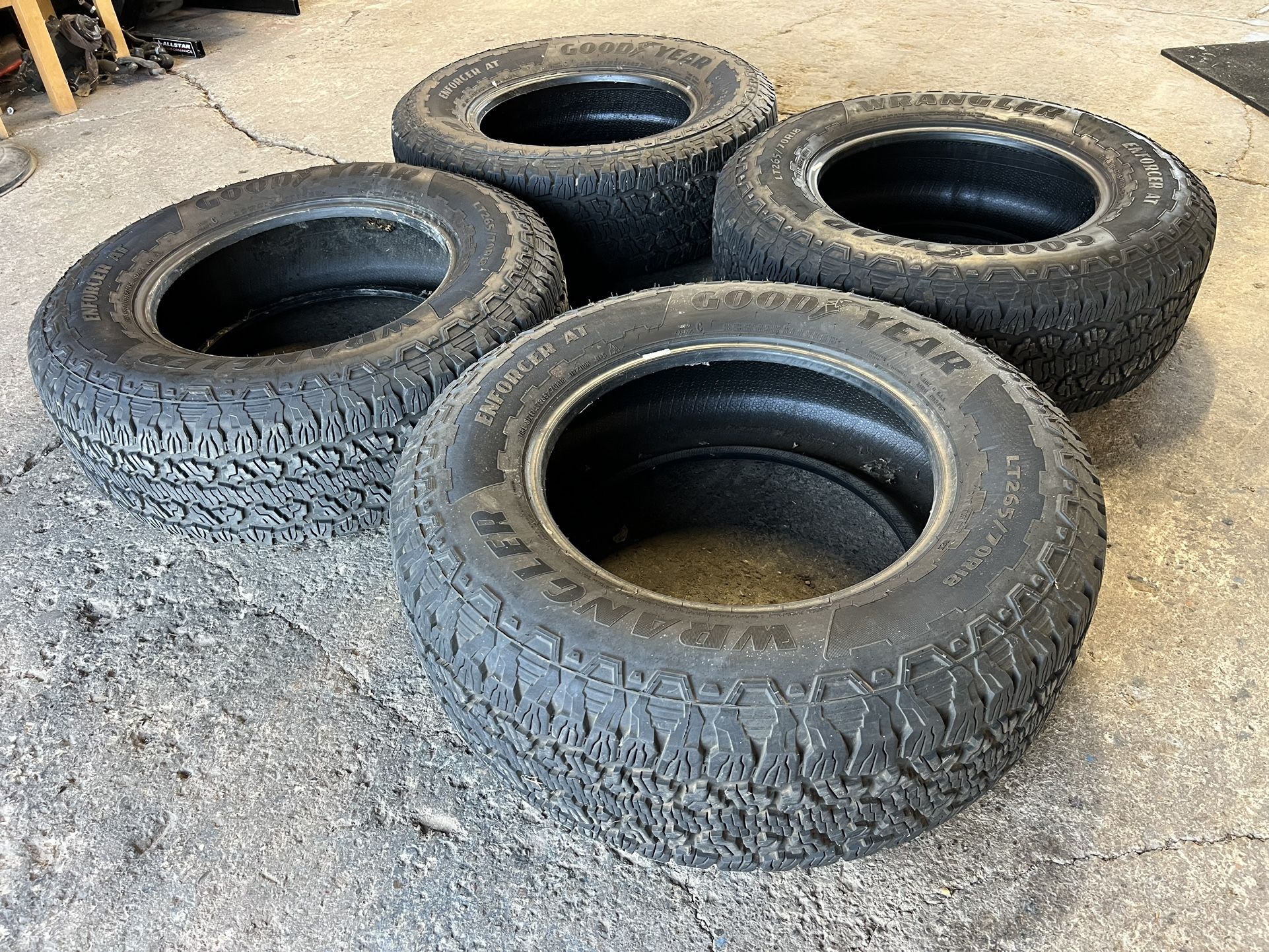Goodyear All Terrain Tires A/T 265/70/18 SET OF 4