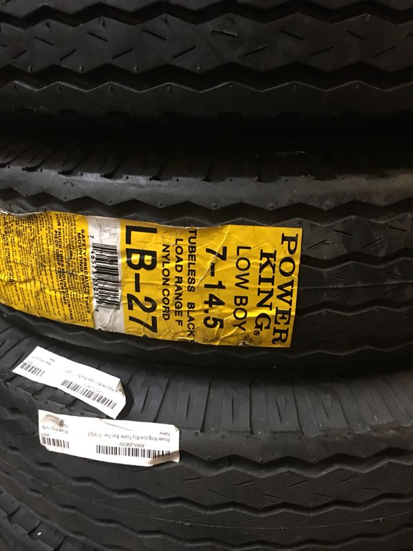 714.5 low boy mobile home tire on sale 75 each very strong and not