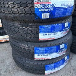 185R14C TIRES installed And Balanced 