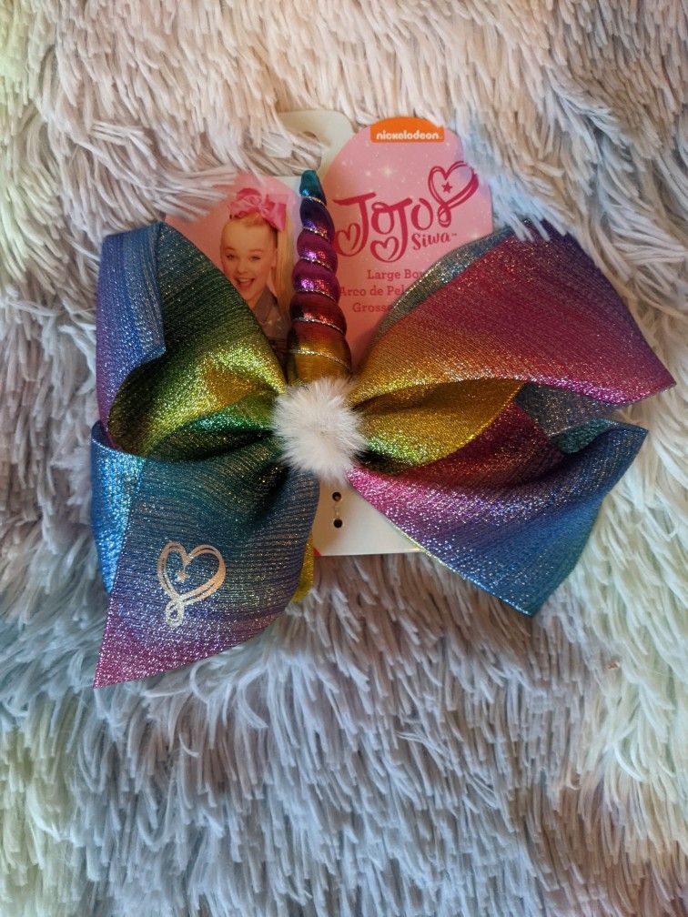 Rainbow Unicorn JoJo Siwa Bow