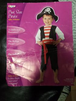 3t-4t pirate costume