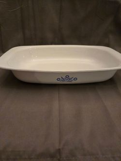 Vintage Corning Ware 15” Blue Cornflower Rectangular Roaster Oven to Table #P-21