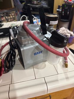 Gast diaphragm Vacuum Pump with Filter and Hose