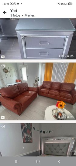 Rooms to go leather couches