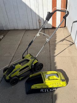 Ryobi electric corded lawnmower