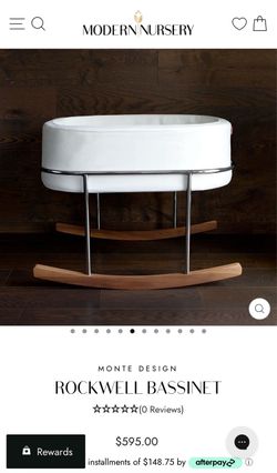 Monte Designs- Rockwell Bassinet (RARE)