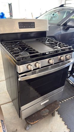 GE gas stove range