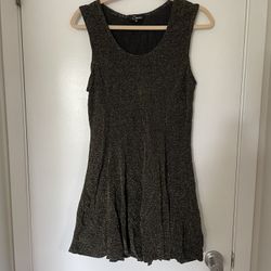 Green Sparkly Skater Dress