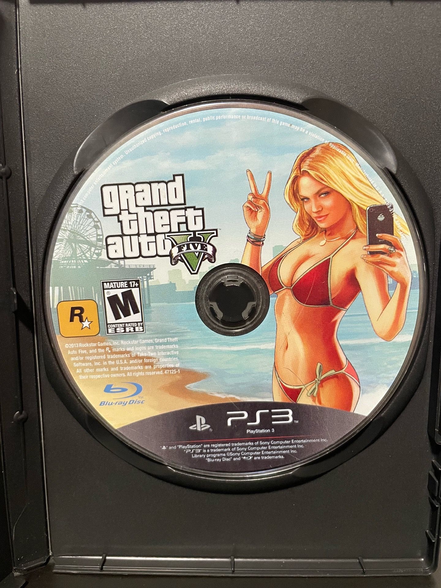 GTA V PS3 PlayStation 3 Grand Theft Auto 5 Video Game Sony Rockstar