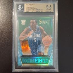 2013-14 Select White Hot Prizms Green #5/5 Victor Oladipo RC BGS 9.5 