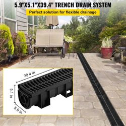 VEVOR Trench Drain System