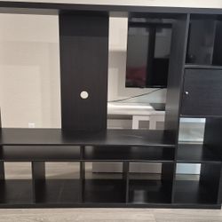 Ikea TV Stand Black 