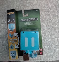 New Minecraft Flippin Figs Figures, Scale Magic Mobs Collectible