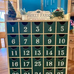 Wooden Advent Calendar 