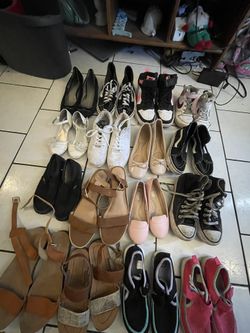 Girl Shoes Sizes 13, 1 , 2 , 6y, 7,8