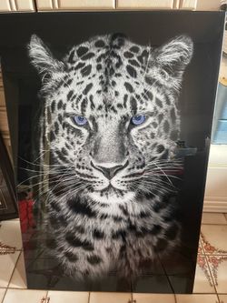 Custom panther picture frame