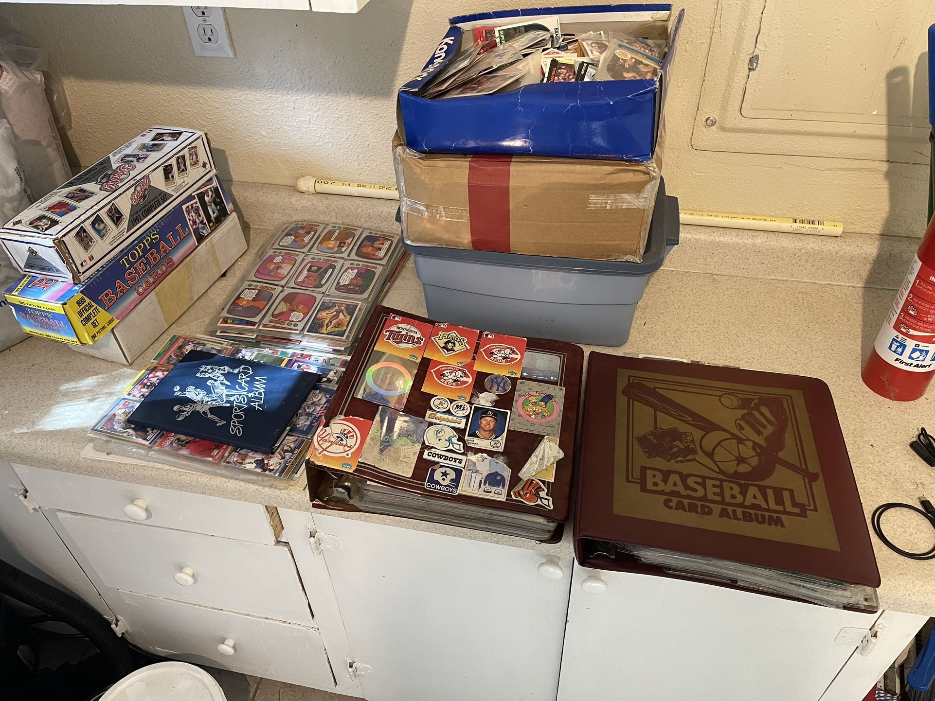 Comic Books And Sports Card Collection From Childhood.