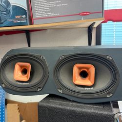 Two Precision Power 6x9” speakers $120 the pair  🔊 Loud, clear sound and ready to install. Professional same-day installation available. Located in C