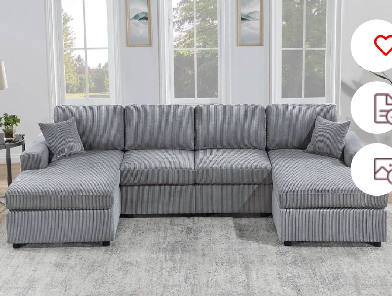$399 U Shape Sectional