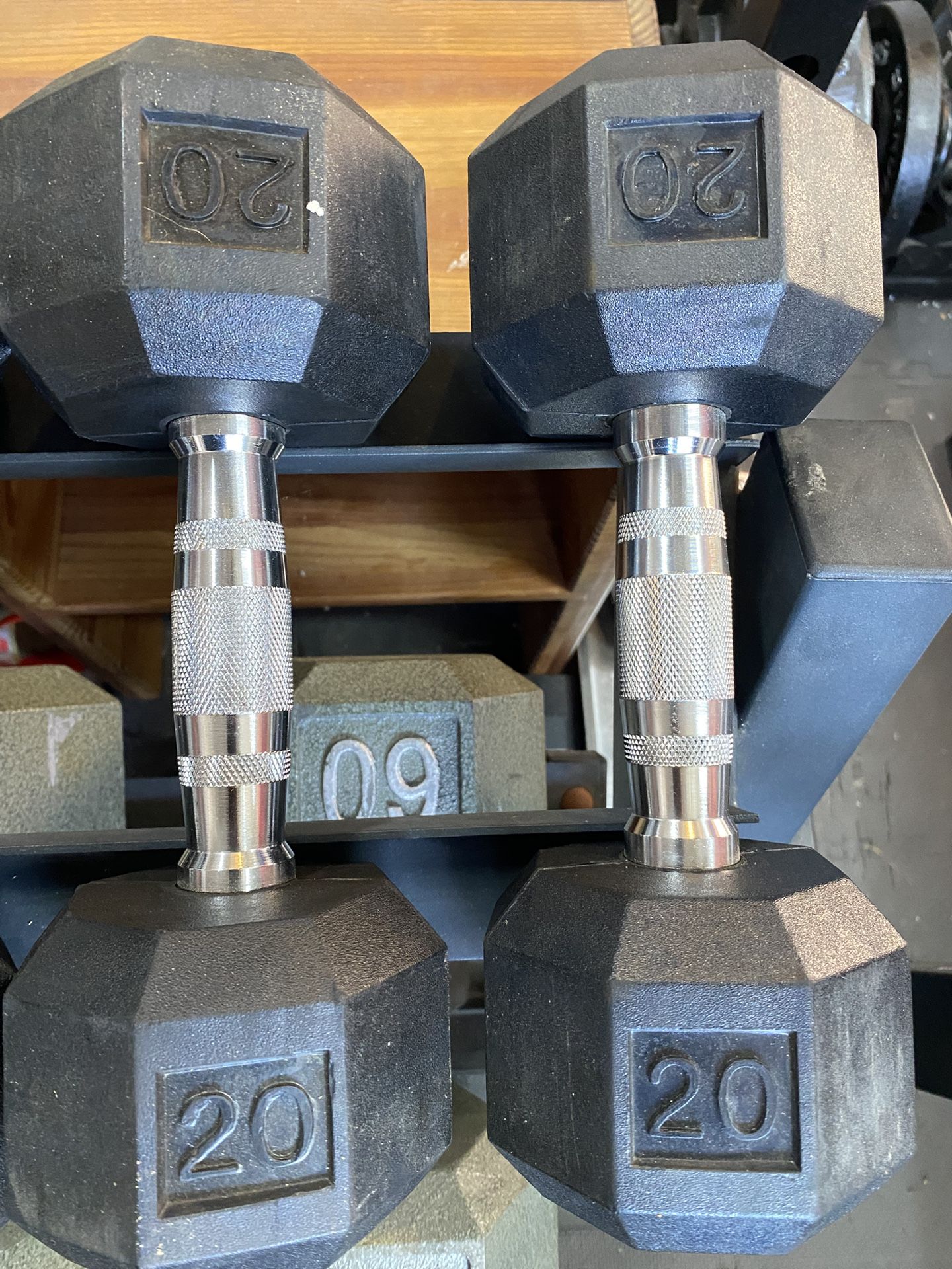 Dumbbells With Rack