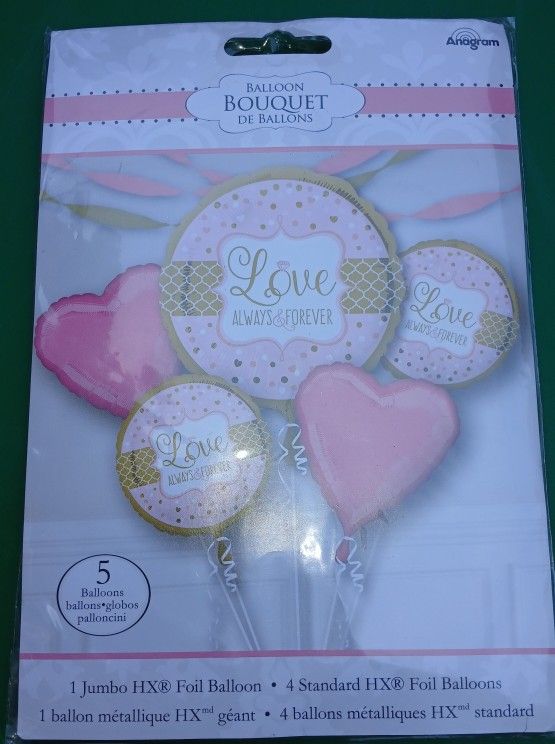 New Love Always & Forever Balloon Bouquet