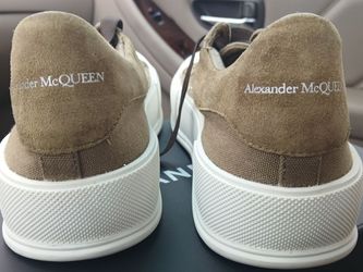Alexander McQueen Plimsoll Deck Shoes Sz. 8 *new*khaki