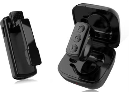 ADZERD Remote Control Page Turner for Kindle Paperwhite Oasis, Bluetooth E-Reader Controller, Scrolling Ring for TikTok, Camera Shutter -Black