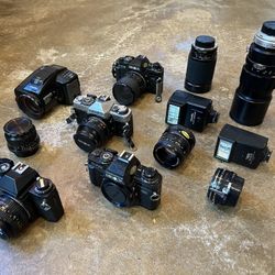 Vintage Film Camera Lot