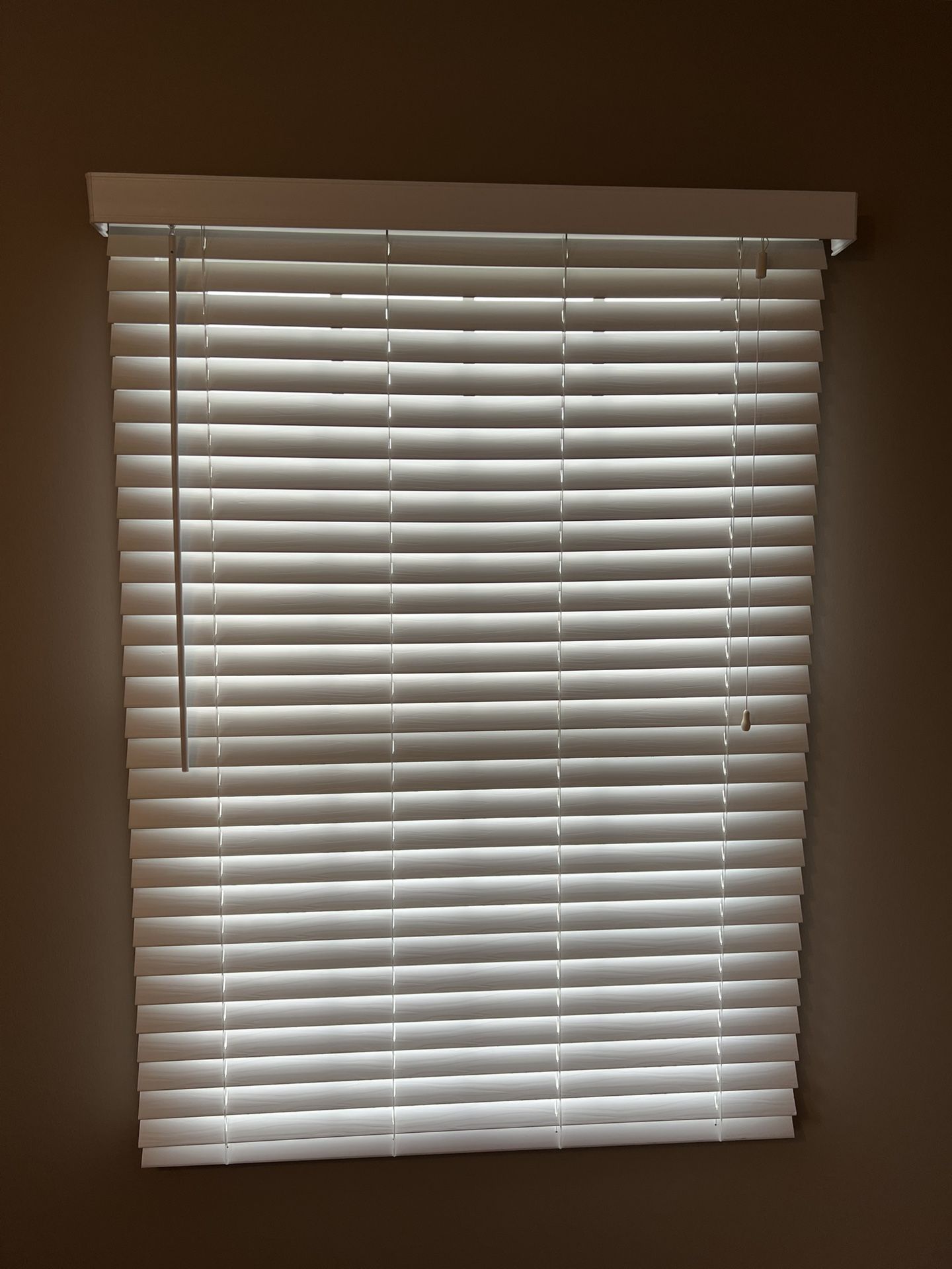 2 in White Window Blinds