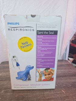 Philips Respironics Sami the Seal Compressor Nebulizer system