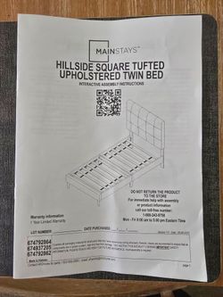 Twin bed frame