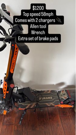 Electric scooter 58mph