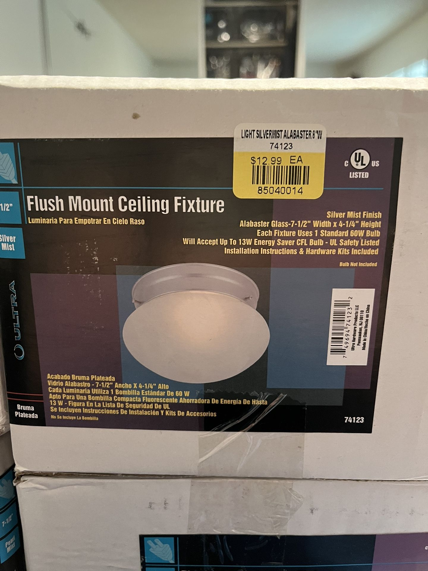 Flush Mount Ceiling Light Fixtures. 5.00 Each 