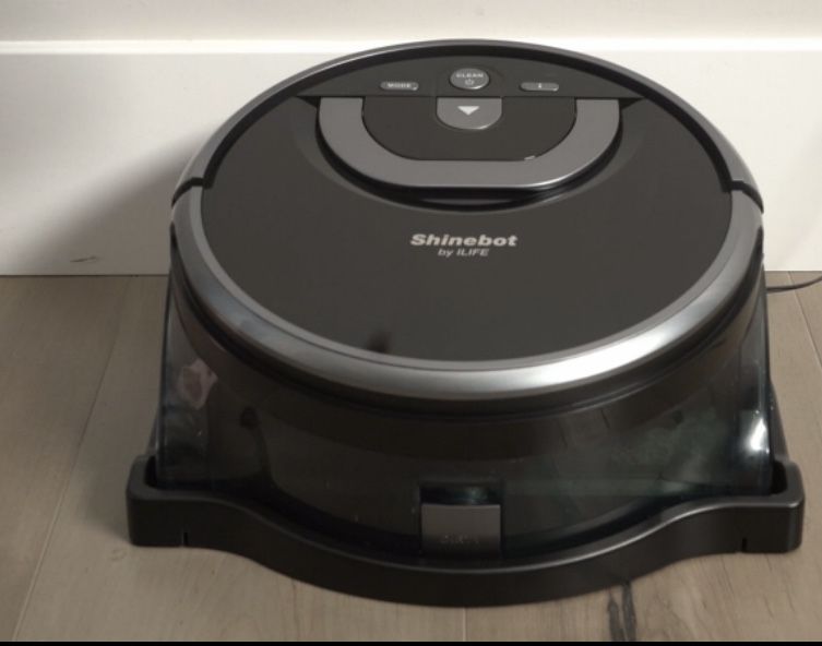 ILIFE Shinebot W400s Mopping Robot, Wet Scrubbing, Floor Washing Robot, XL Water Tank, Zig-Zag Path, Suitable for Hard Floor only.