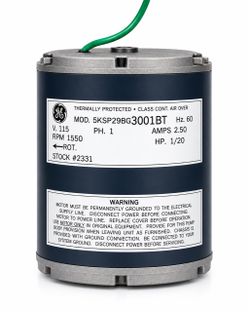 GE Motor 1/20 HP 115V 1550 RPM 2.5A