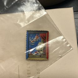 1943 Greetings, Stamp 