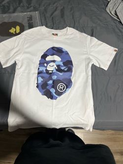Bathing Ape "ape face" shirt color blue