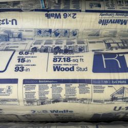 Insulation R19x16 - Unfaced  for 2x6 